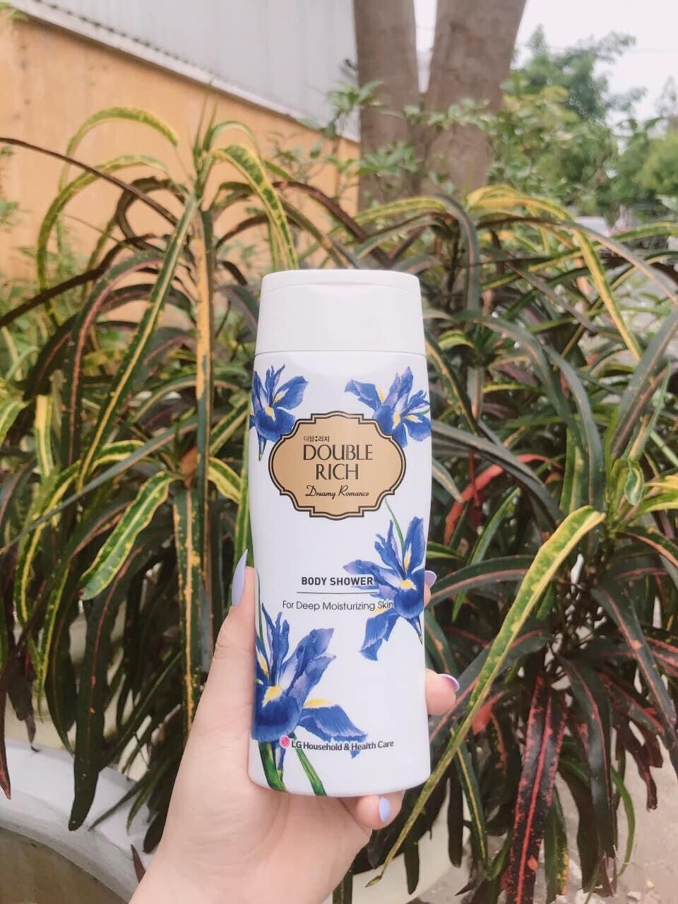 Sữa tắm Double Rich hoa iris huyền bí 200g