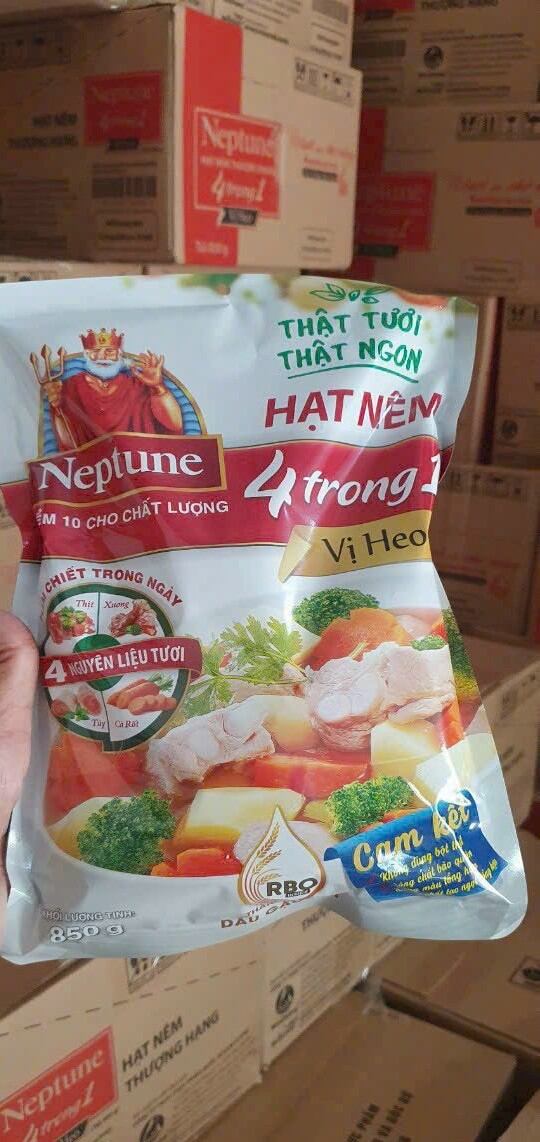 Hạt nêm neptune 850g date 01/2025, lô mới về