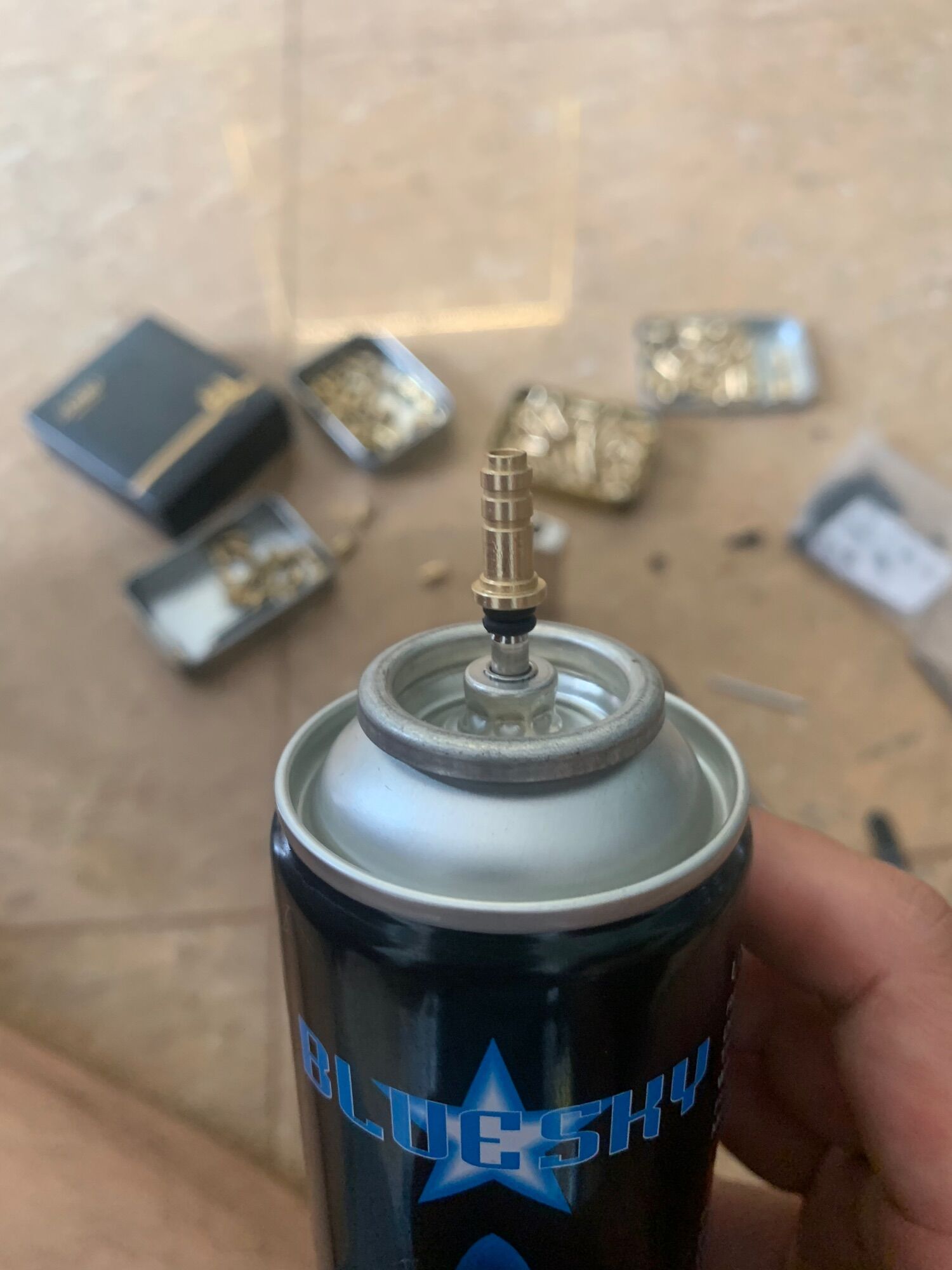 Van Bơm dunhill bằng đồng