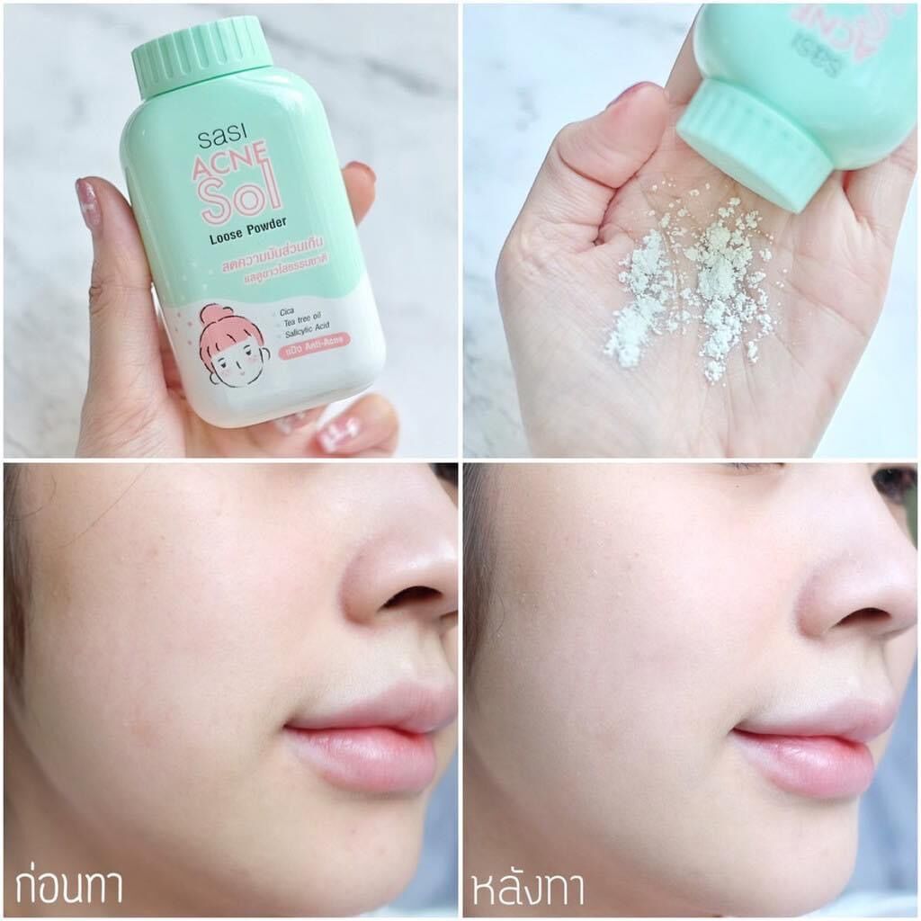 Phấn Phủ Sasi Thái Trang Điểm Kiềm Dầu Chống Nắng