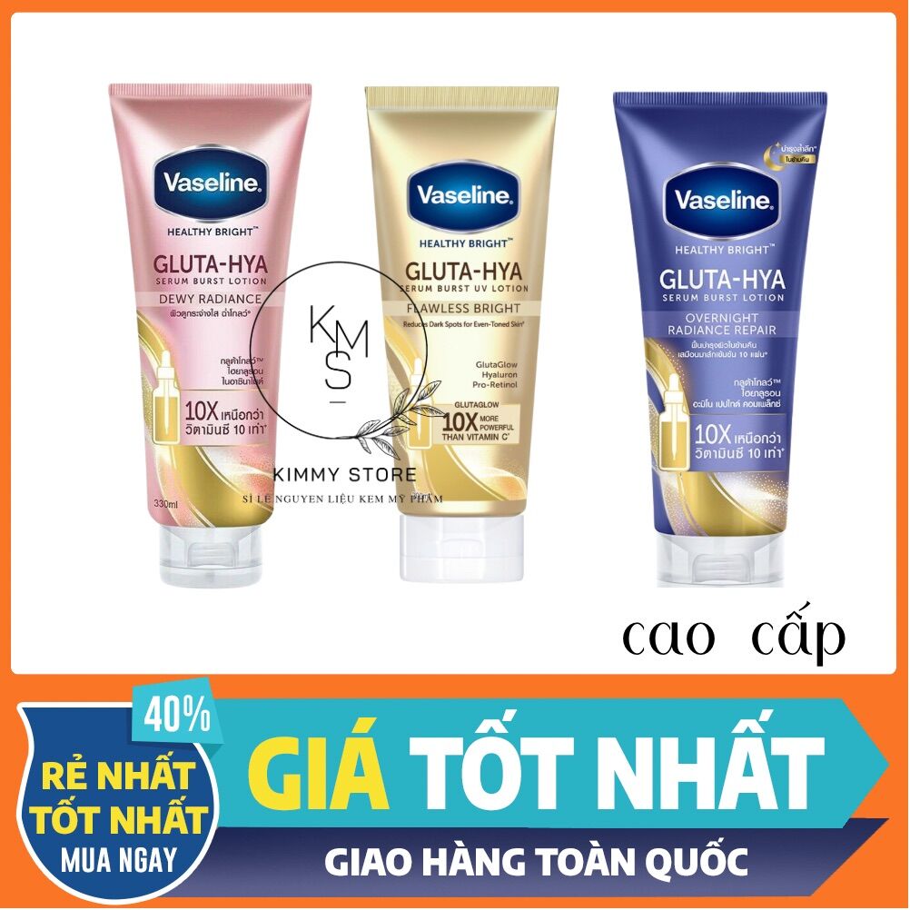 Combo siêu tẩy bạch ngọc liên + vaseline gluta hya