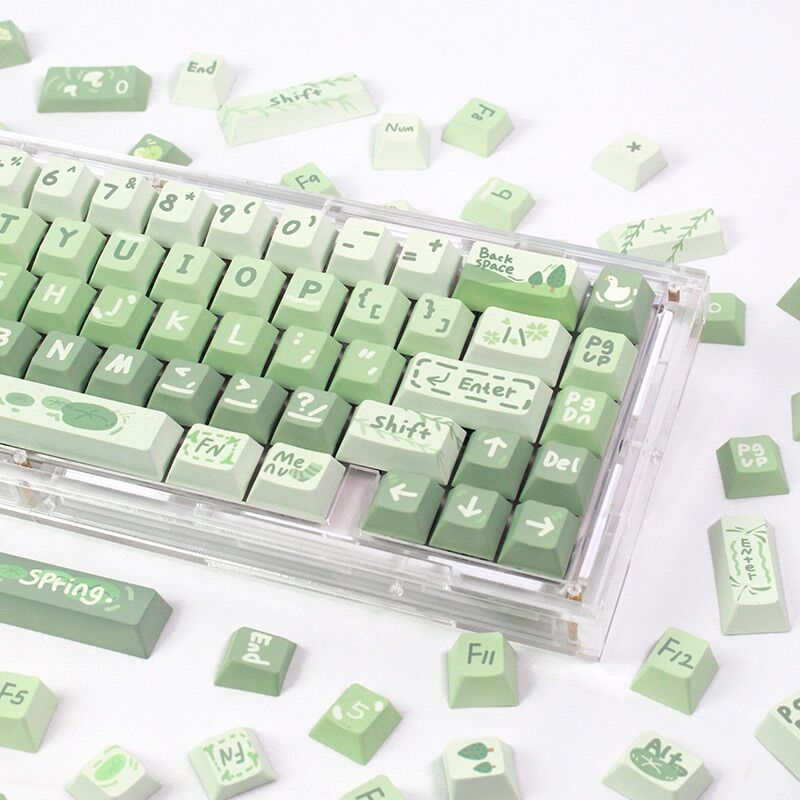 Spring Outing Keycaps Nút Bàn Phím Cherry Profile PBT/XDA