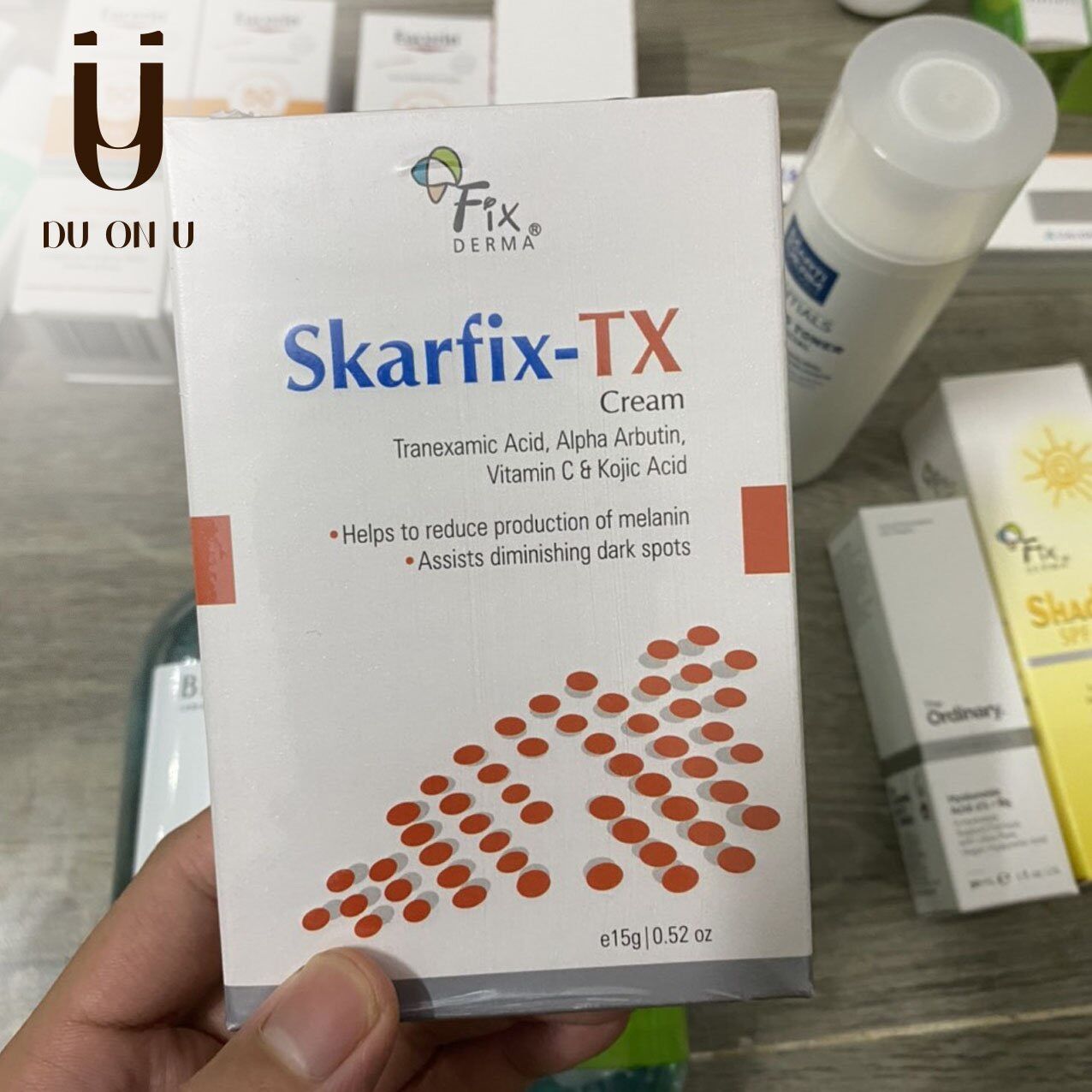 Kem giảm thâm dưỡng da trắng sáng Skarfix TX