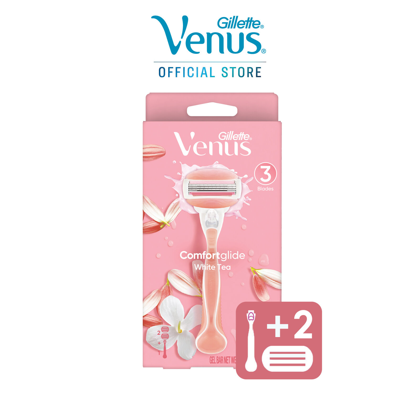 Bộ Dao Cạo Nữ GILLETTE Venus White Tea