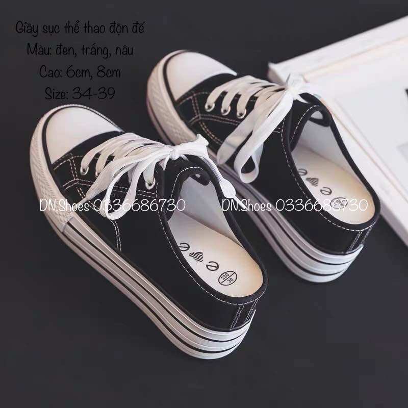 Giầy sục thể thao độn đế cao 8cm