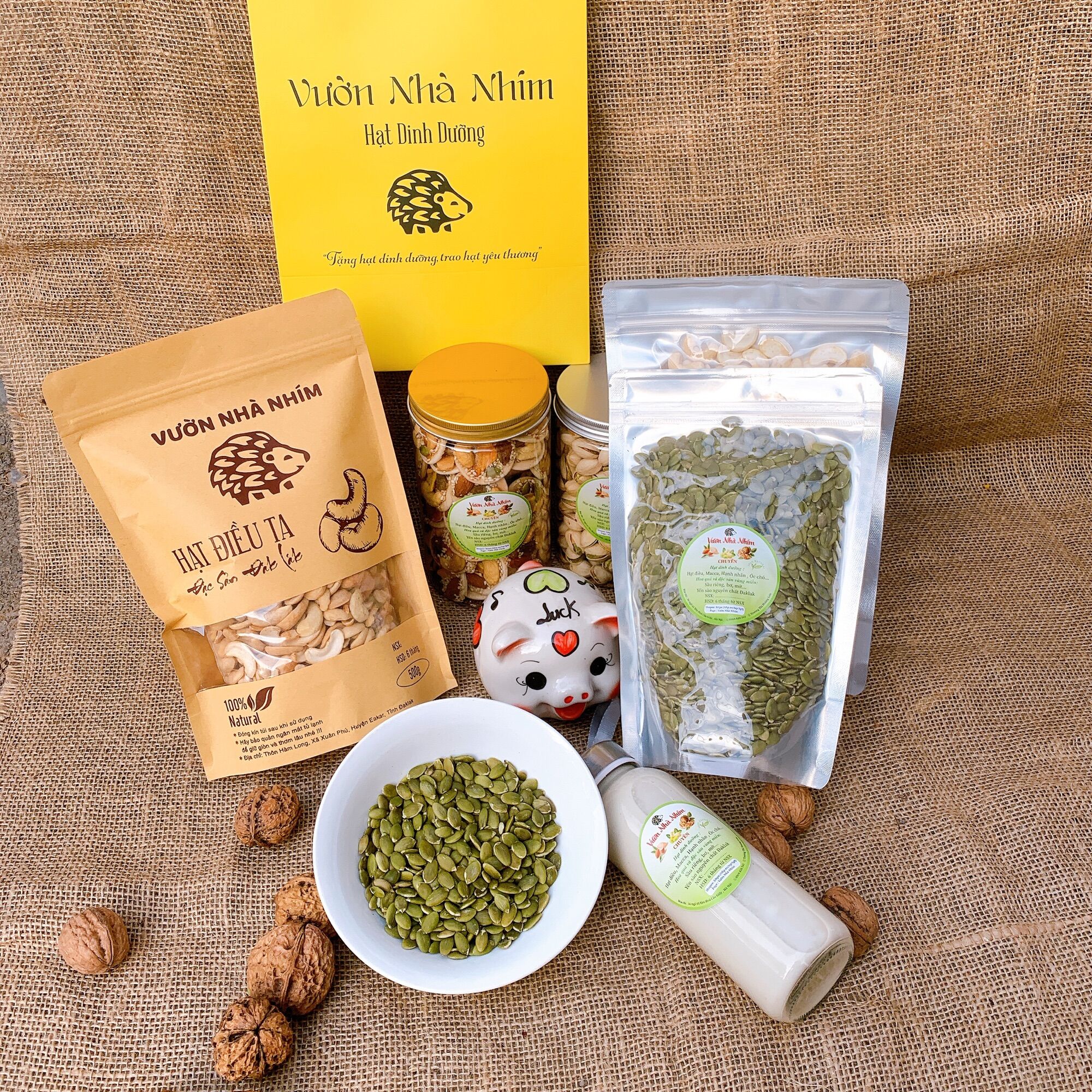 Nhân bí xanh Ấn Độ sấy khô