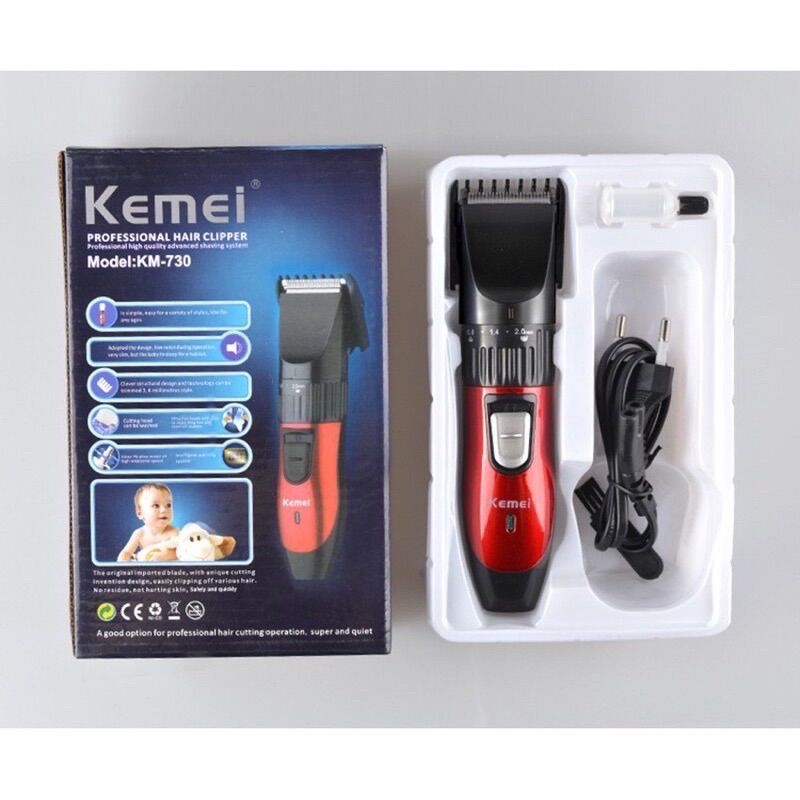Tông đơ cắt tóc sạc điện kemei km-730