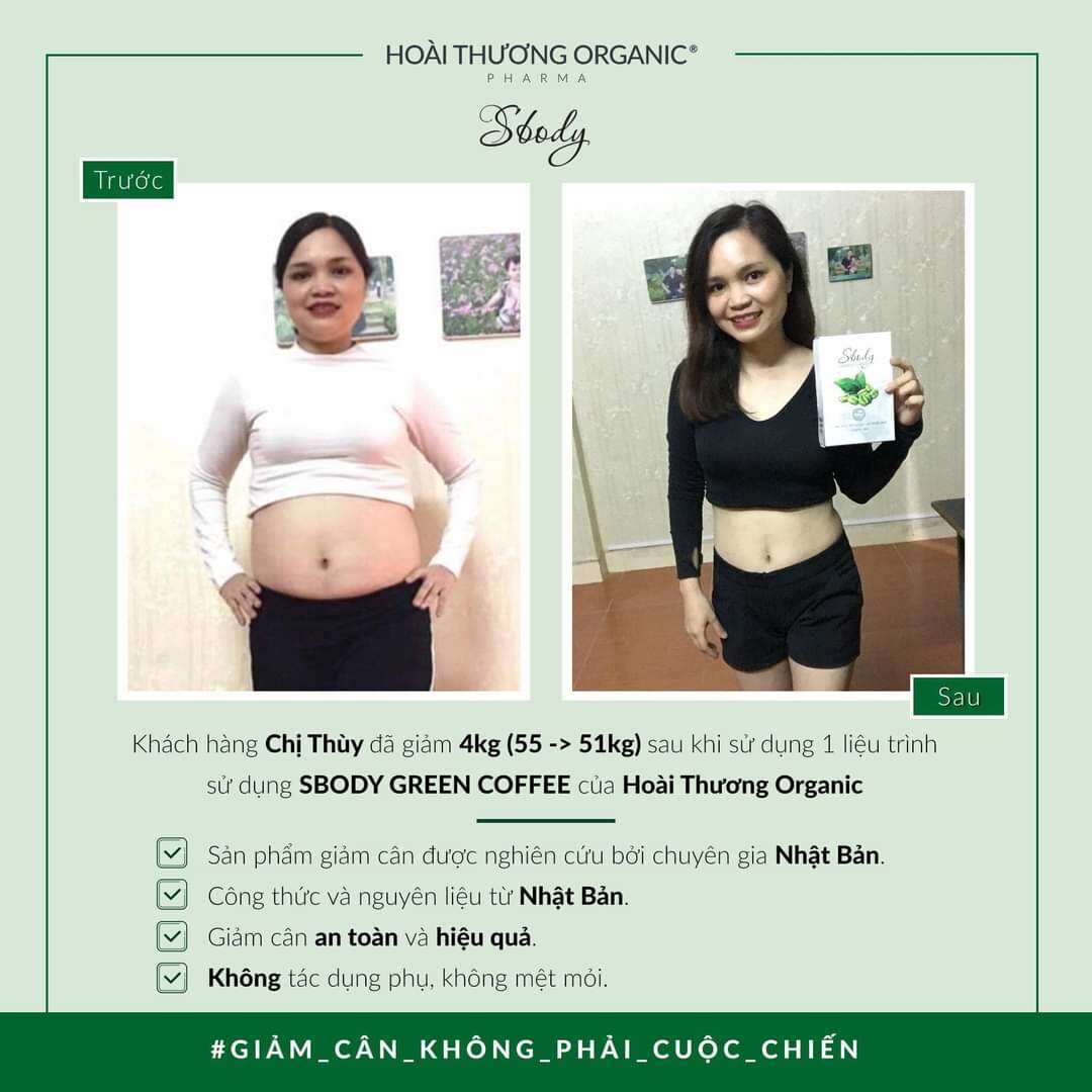 GIẢM CÂN  CÀ PHÊ SBODY SLIM (1 gói lẻ giá dùng thử )