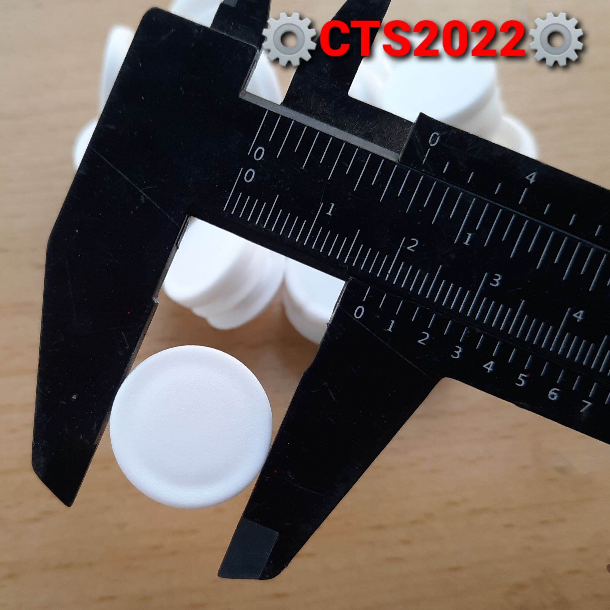 Set 4 nút nhựa màu trắng bịt đầu ống phi 19mm