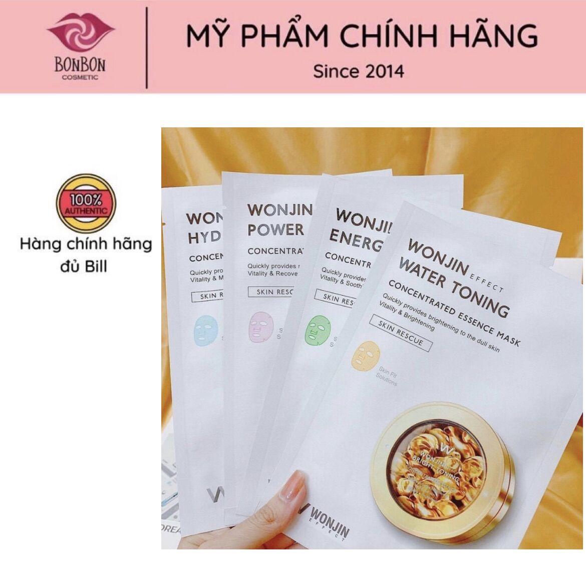 Mask wonjin effect hàn quốc bonboncosmetic