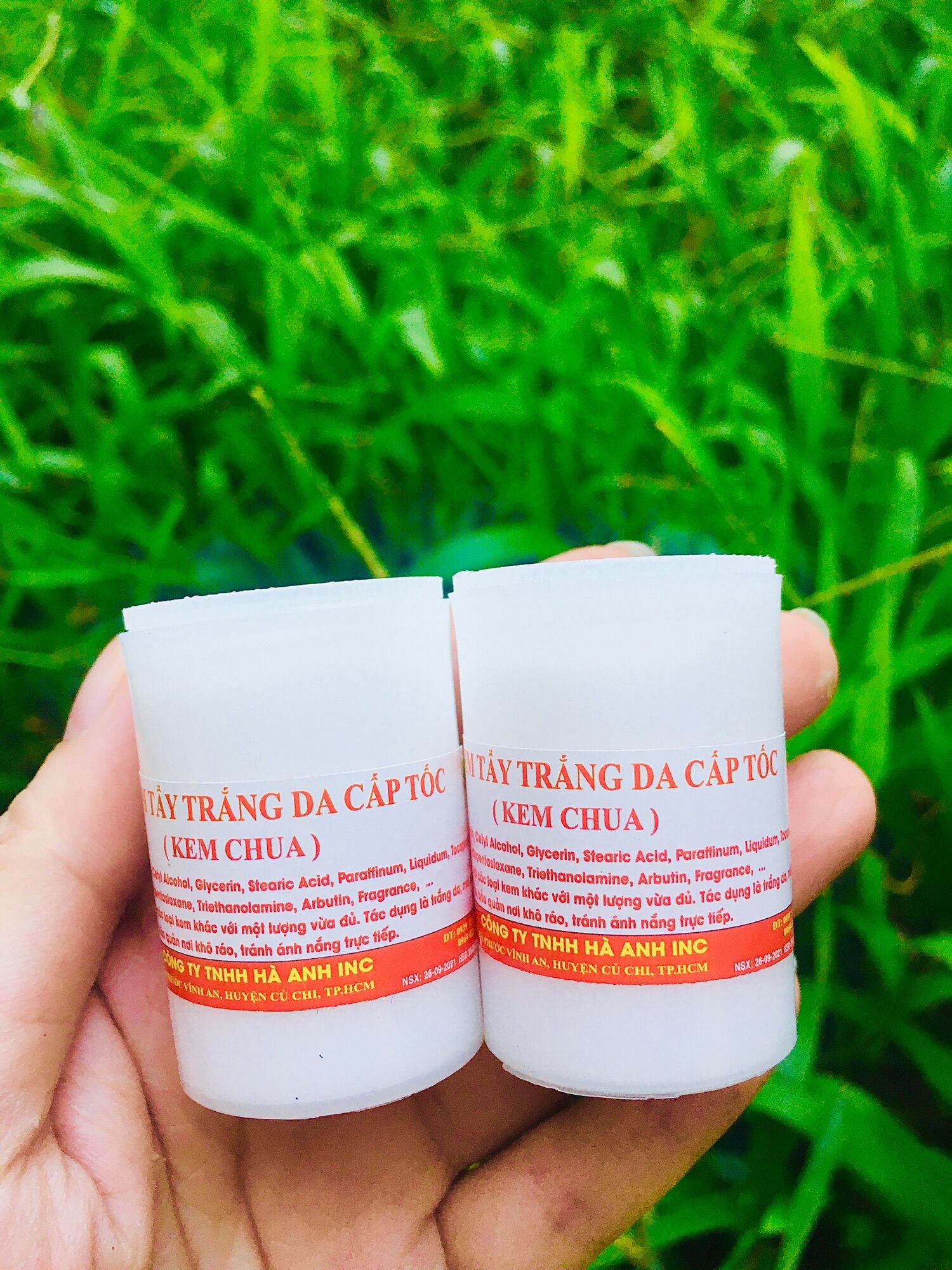 Kem chua kích trắng da hộp 5gram