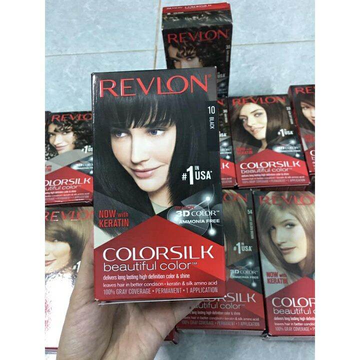 Thuốc Nhuộm tóc 3D Revlon Colorsilk beautiful -USA