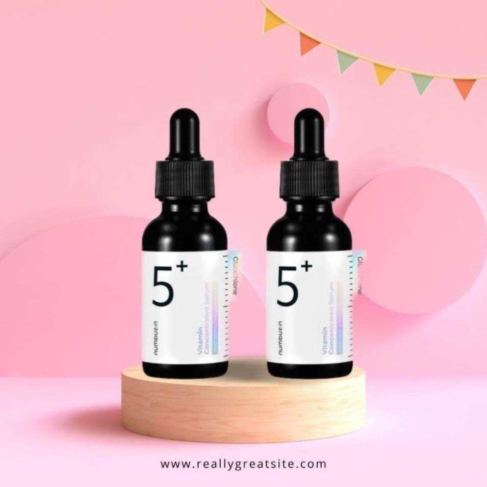 Serum Tinh Chất Dưỡng Trắng Numbuzin No5 + Vitamin Concentrated Brightening Antioxidant 30ml - nac beauty
