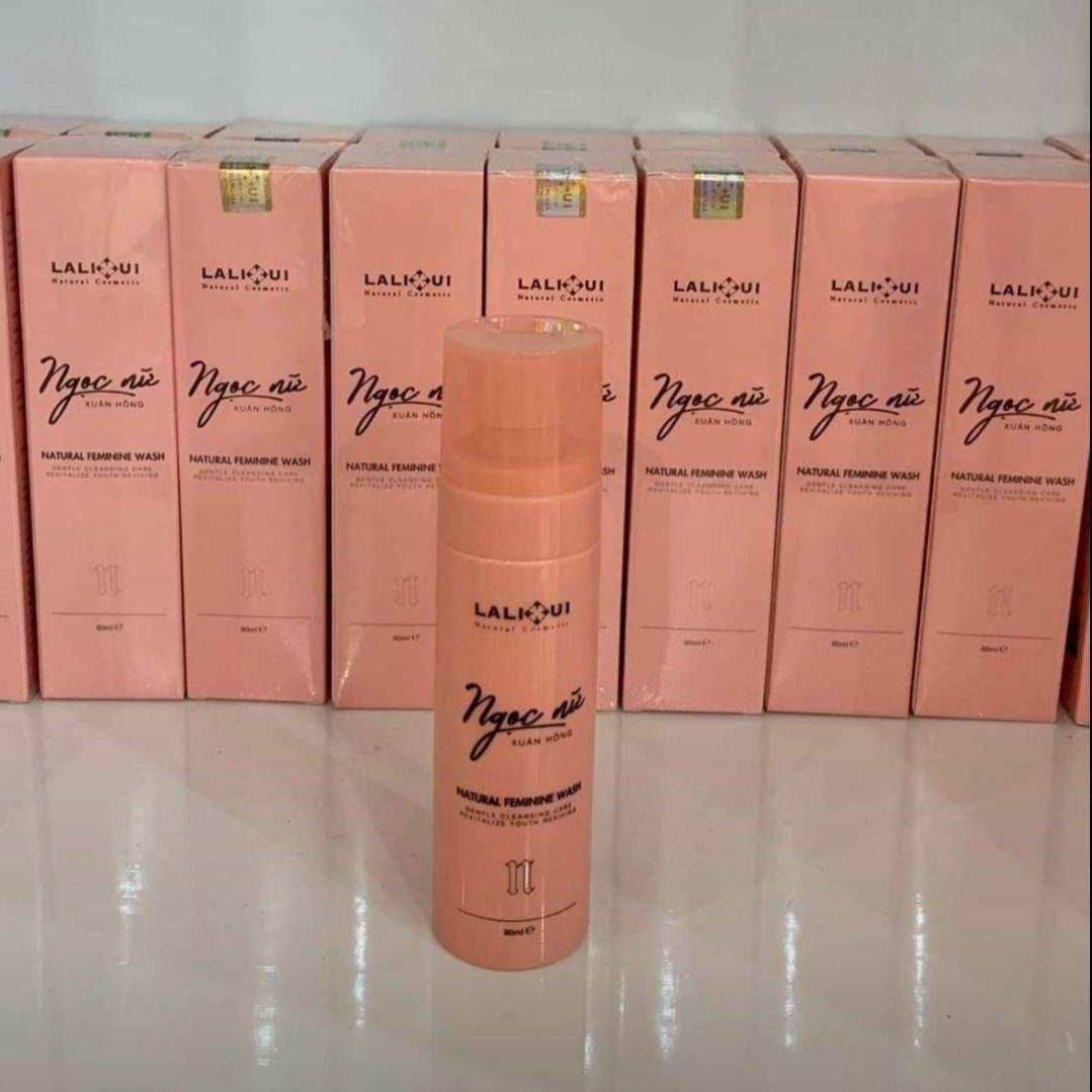 Dung Dịch Vệ Sinh Cao Cấp Ngọc Nữ Xuân Hồng Lalihui Se Khít Thanh Xuân Ngăn Ngừa Nấm Ngứa 80ml