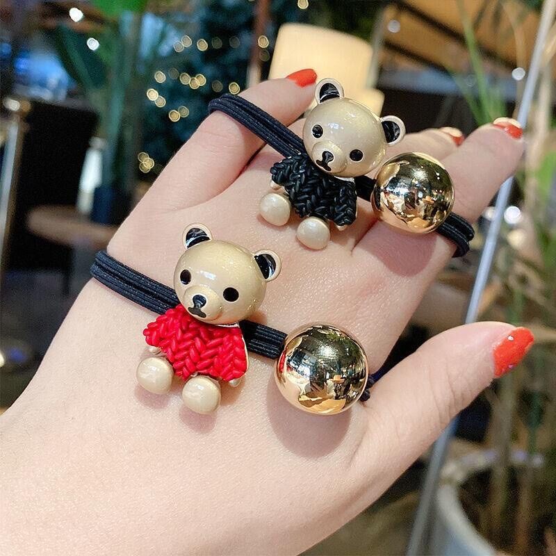 Dây Cột Tóc Hình Gấu Cute