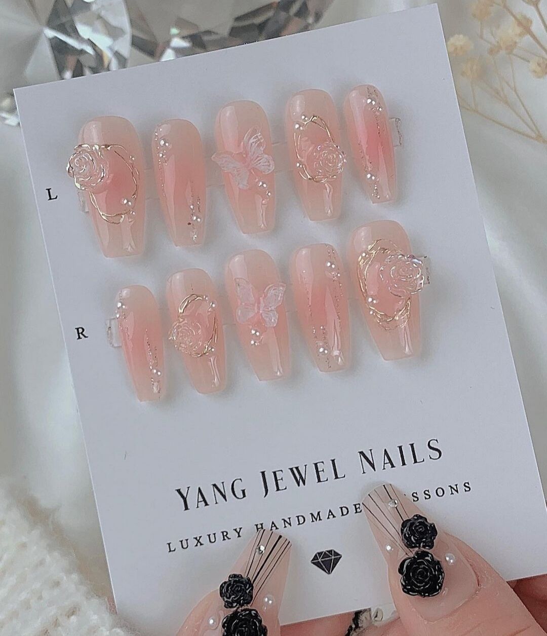 Nailbox thiết kế màu thạch cam trong , - mã3