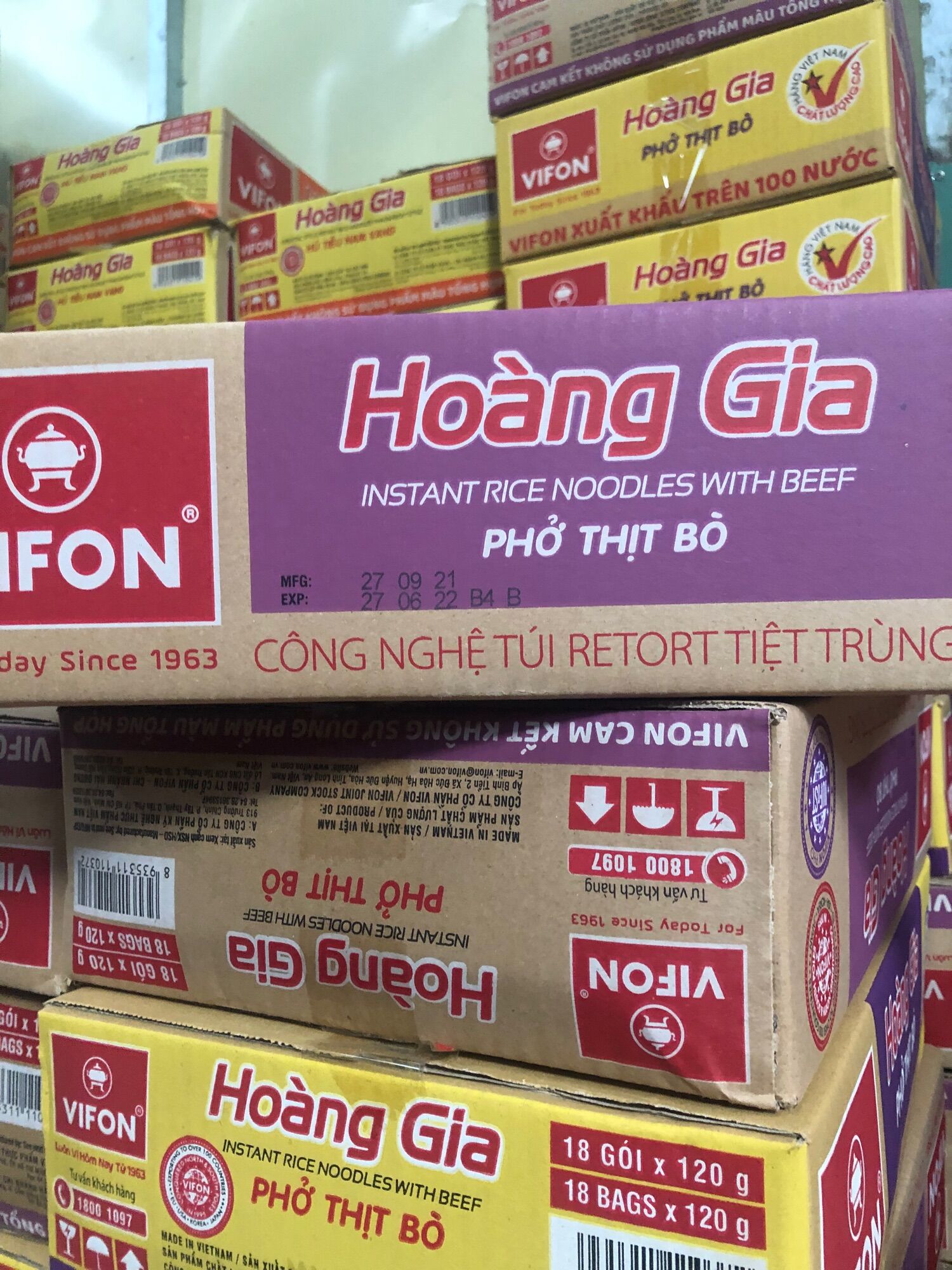 Phở bò hoàng gia vifon