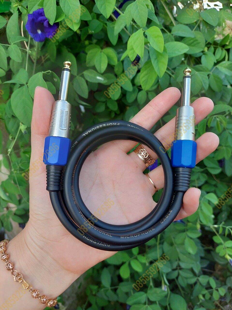Dây tín hiệu 2 đầu jack 6ly, bộ 2 dây