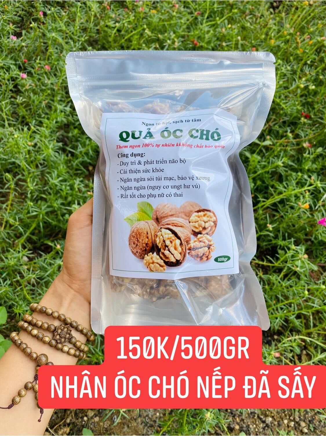 500gr nhân óc chó nếp loại 1