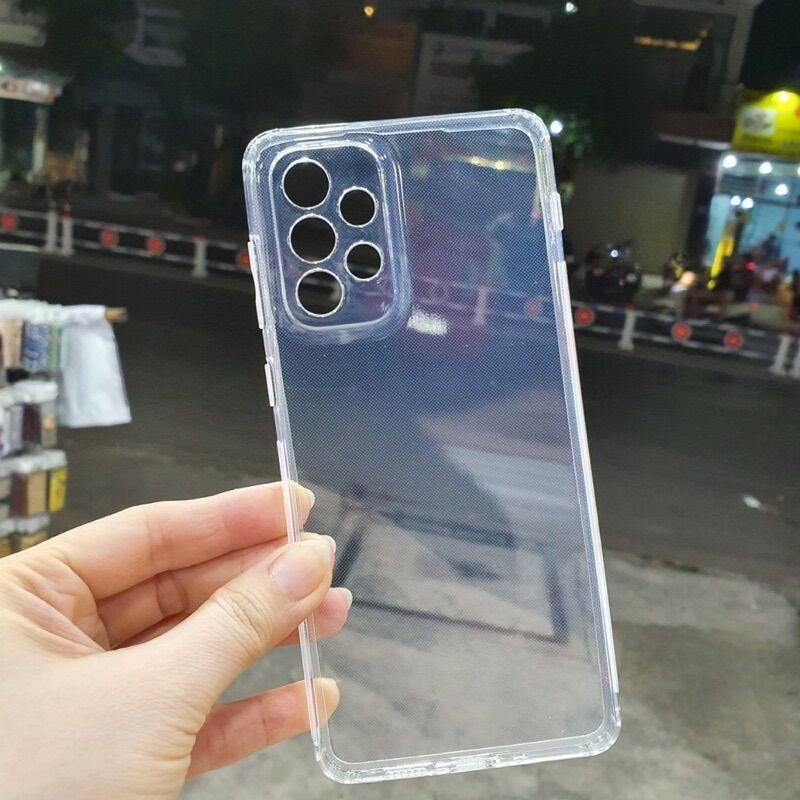 Ốp Samsung A13 4G,A13 5G,A73 5G dẻo trong suốt,viền bảo vệ camera.