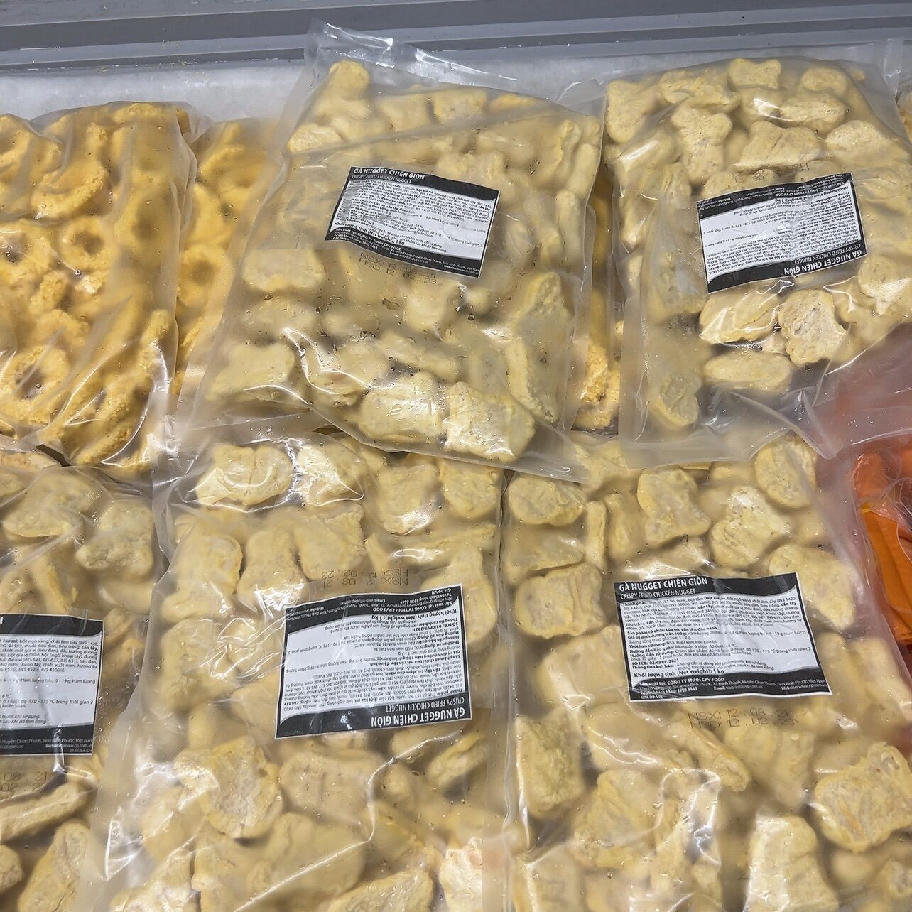 GÀ NUGGET MIẾNG CHIÊN GIÒN Bịch 1kg (giao tphcm)