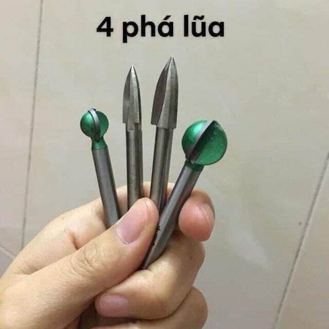 bộ mũi lũa, mũi phá tạo thế cho cây