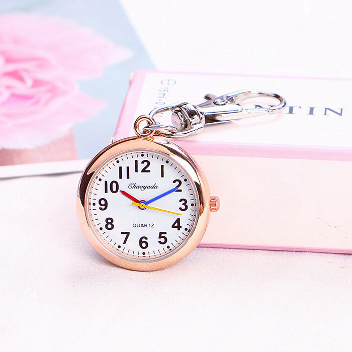 Đồng Hồ Quả Quýt Cổ Điển Đồng Hồ Móc Chìa Khóa Mini Cho Người Già Đồng Hồ Y Tá Dùng Khi Thi Học Sinh Bỏ Túi Đồng Hồ Treo Nam Nữ Cầm Tay