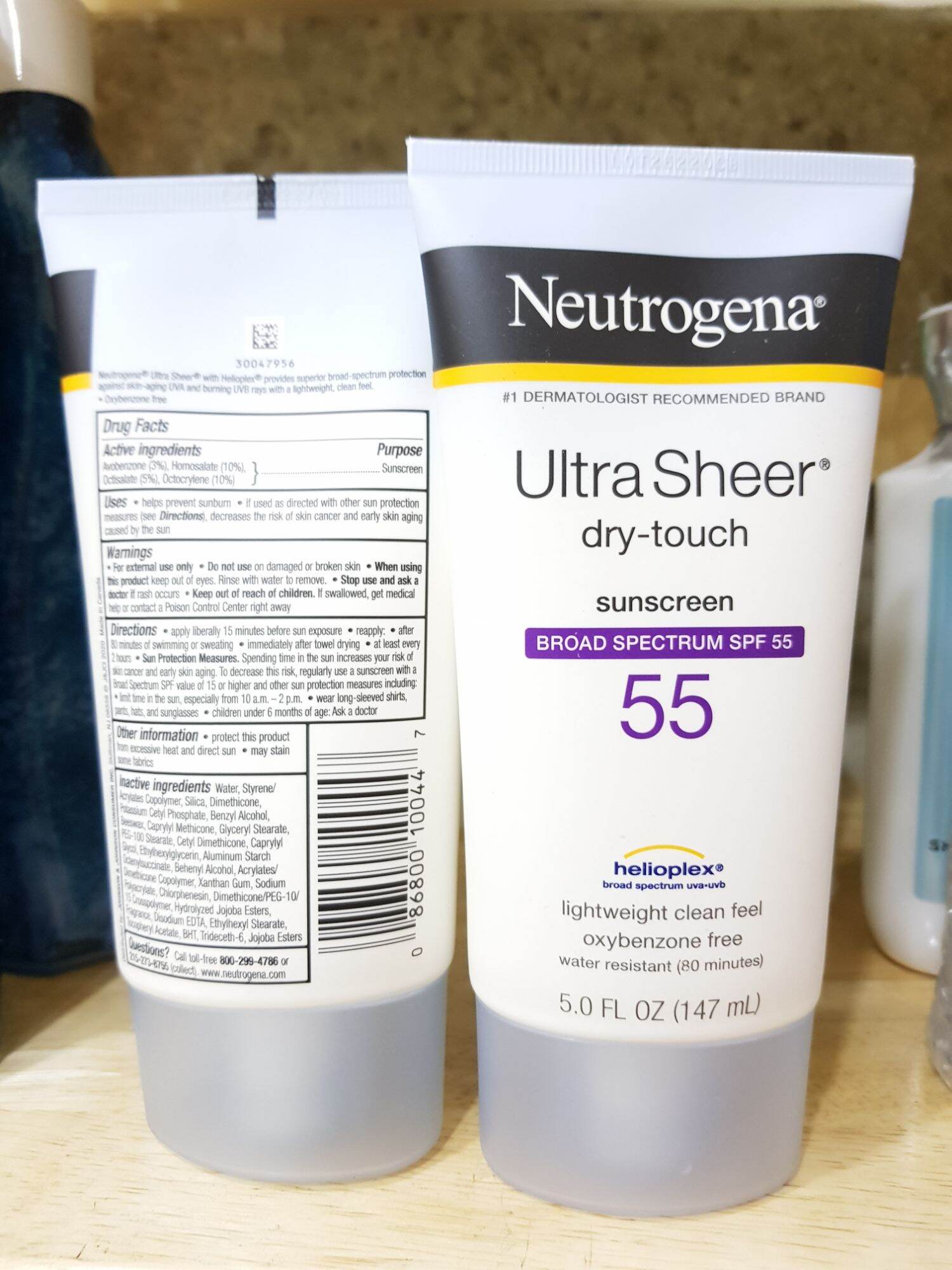 🌞🌞 kem chống nắng neutrogena ultra sheer dry-touch sunscreen broad spectrum spf55🌞🌞