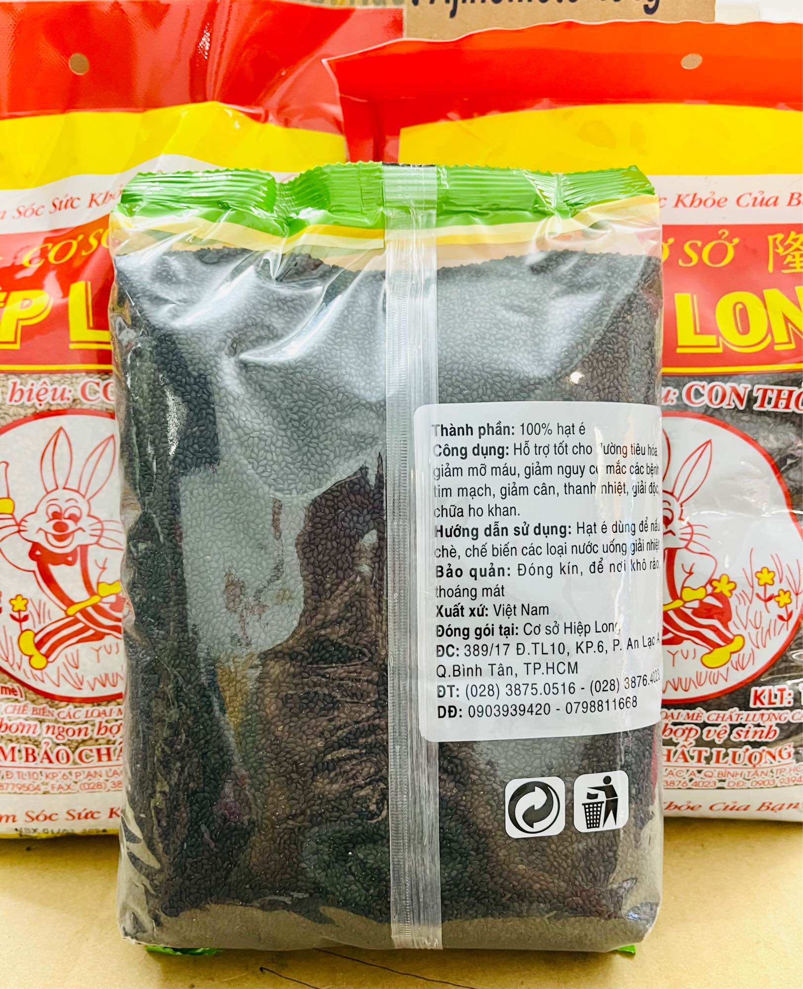 Hạt mè (hạt vừng) Trắng, Đen và Vàng/Hạt é Hiệp Long gói (1kg)