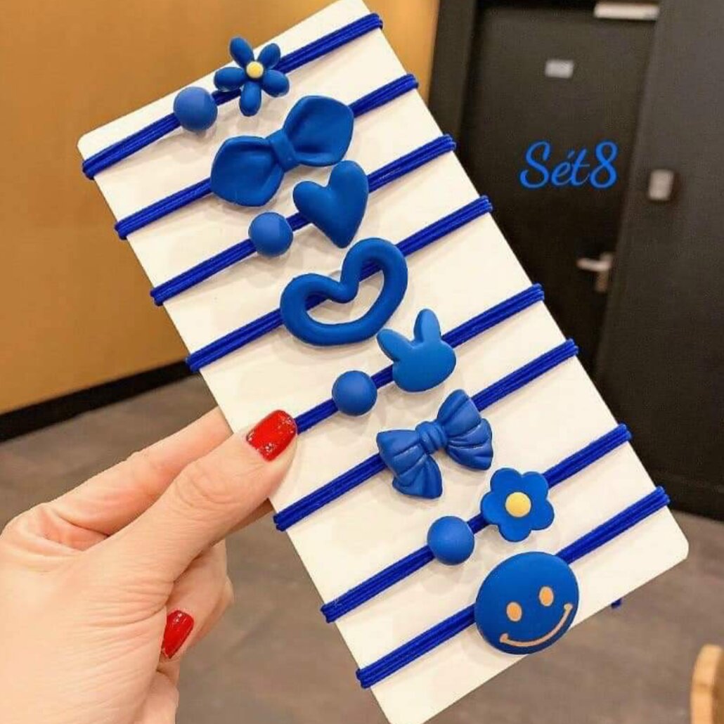 Set cột tóc 8 chi tiết