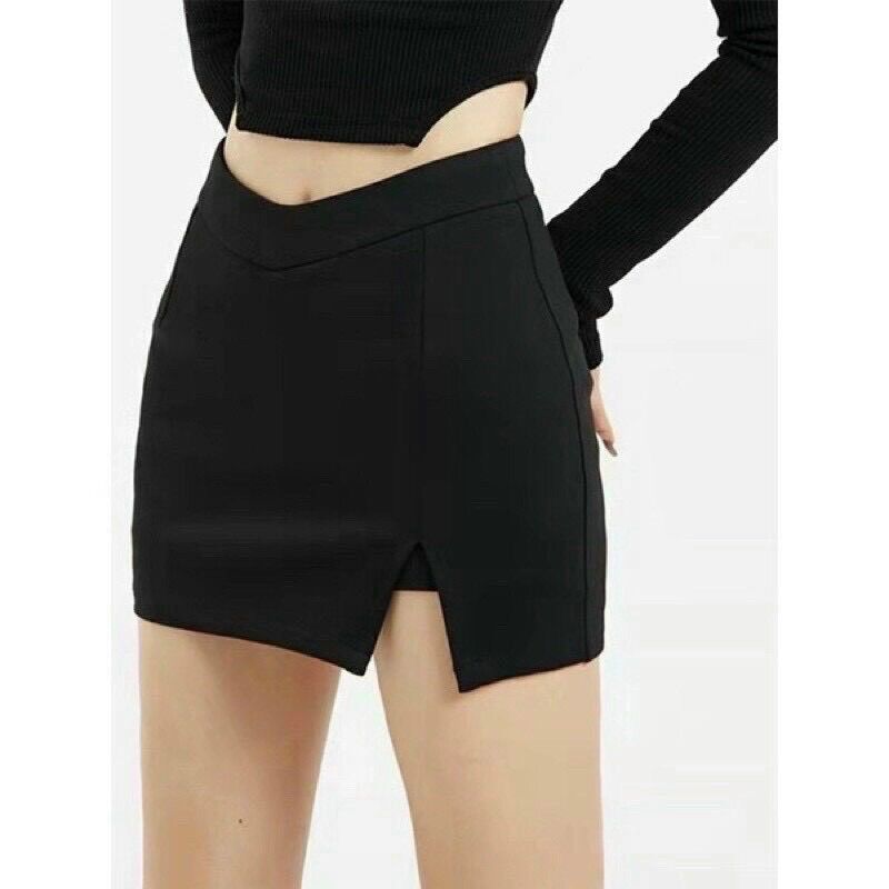 Chân váy ngắn xẻ 1 bên XX cao cấp