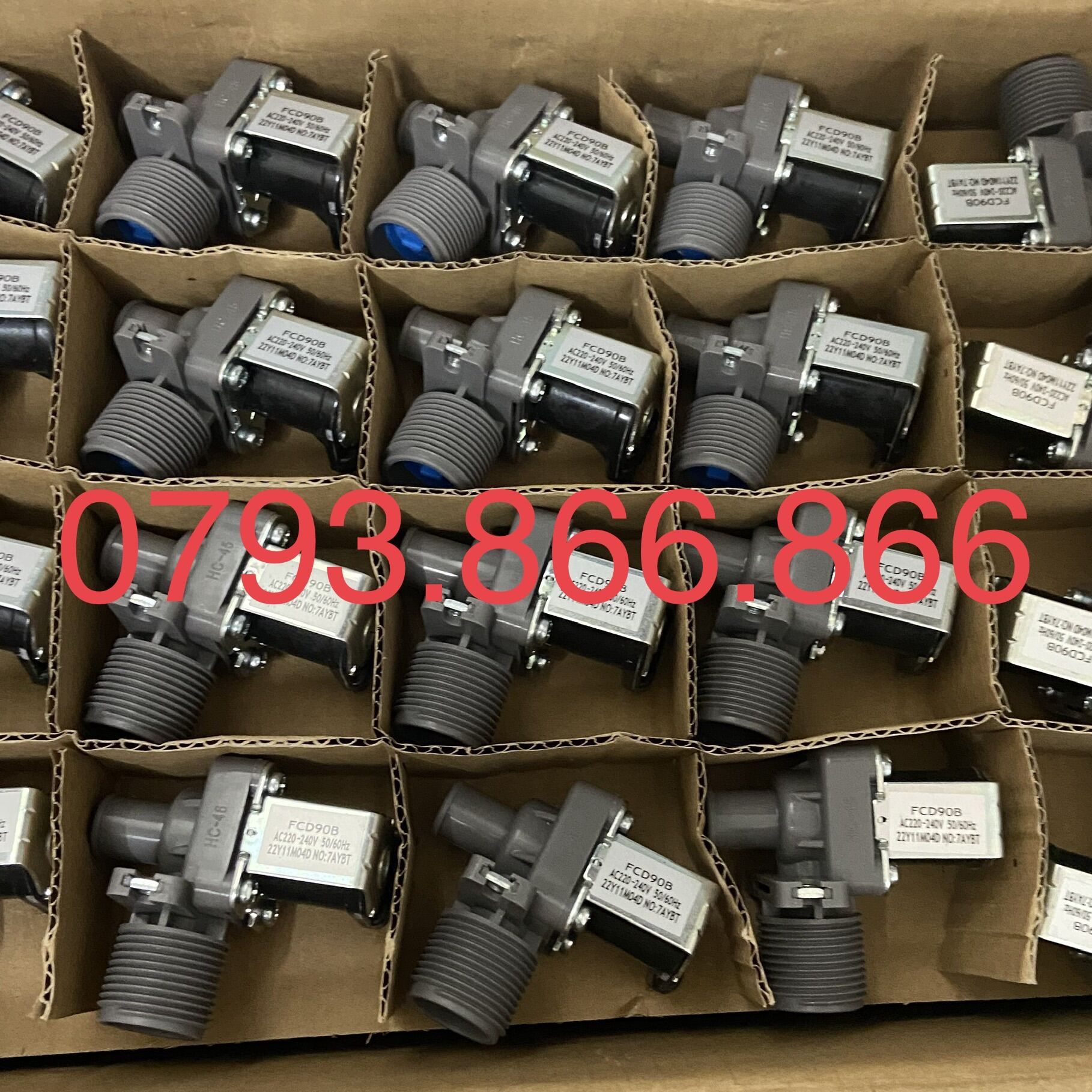 Van cấp nước máy giặt Panasonic ( van đơn - loại tốt ) - van điện từ máy giặt panasonic - Mega88. 