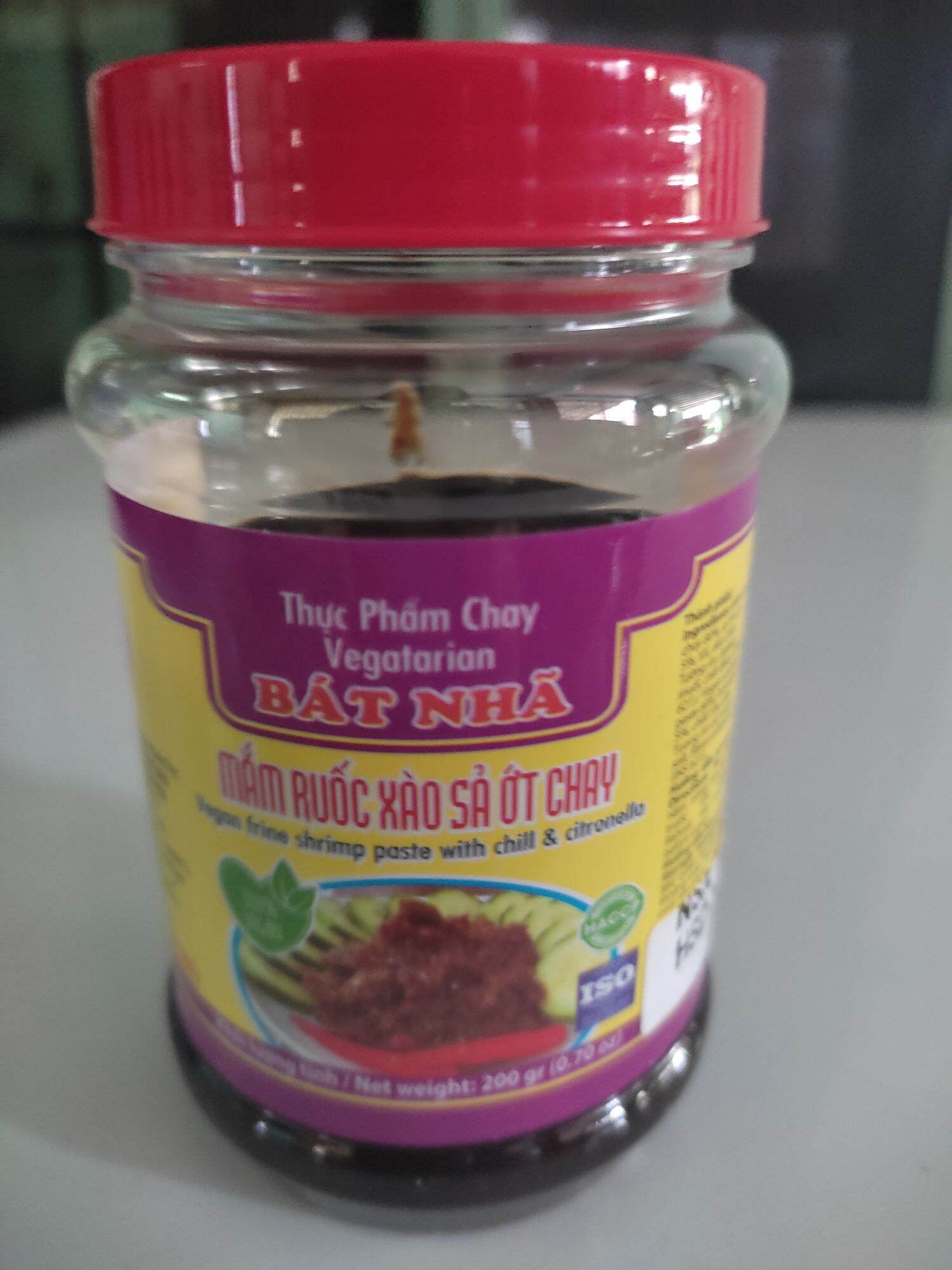 Mắm ruốc xào sả ớt chay