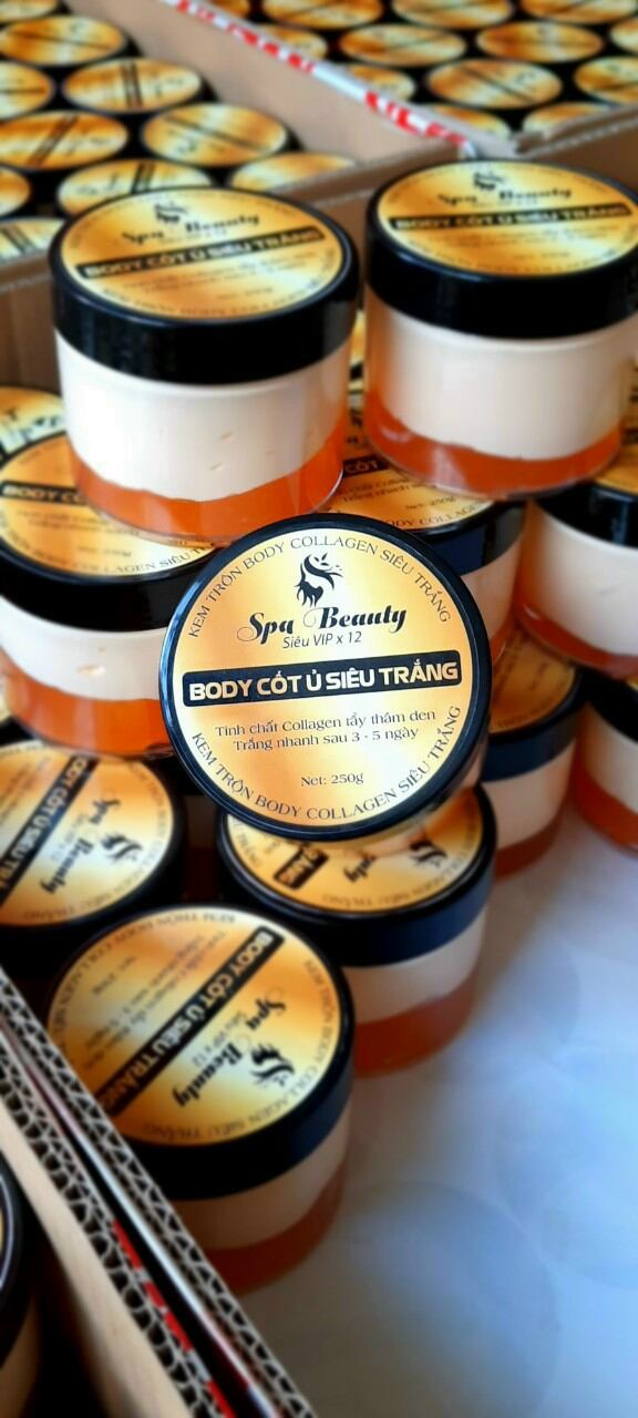 kem body cốt ủ siêu trắng Spa 250g