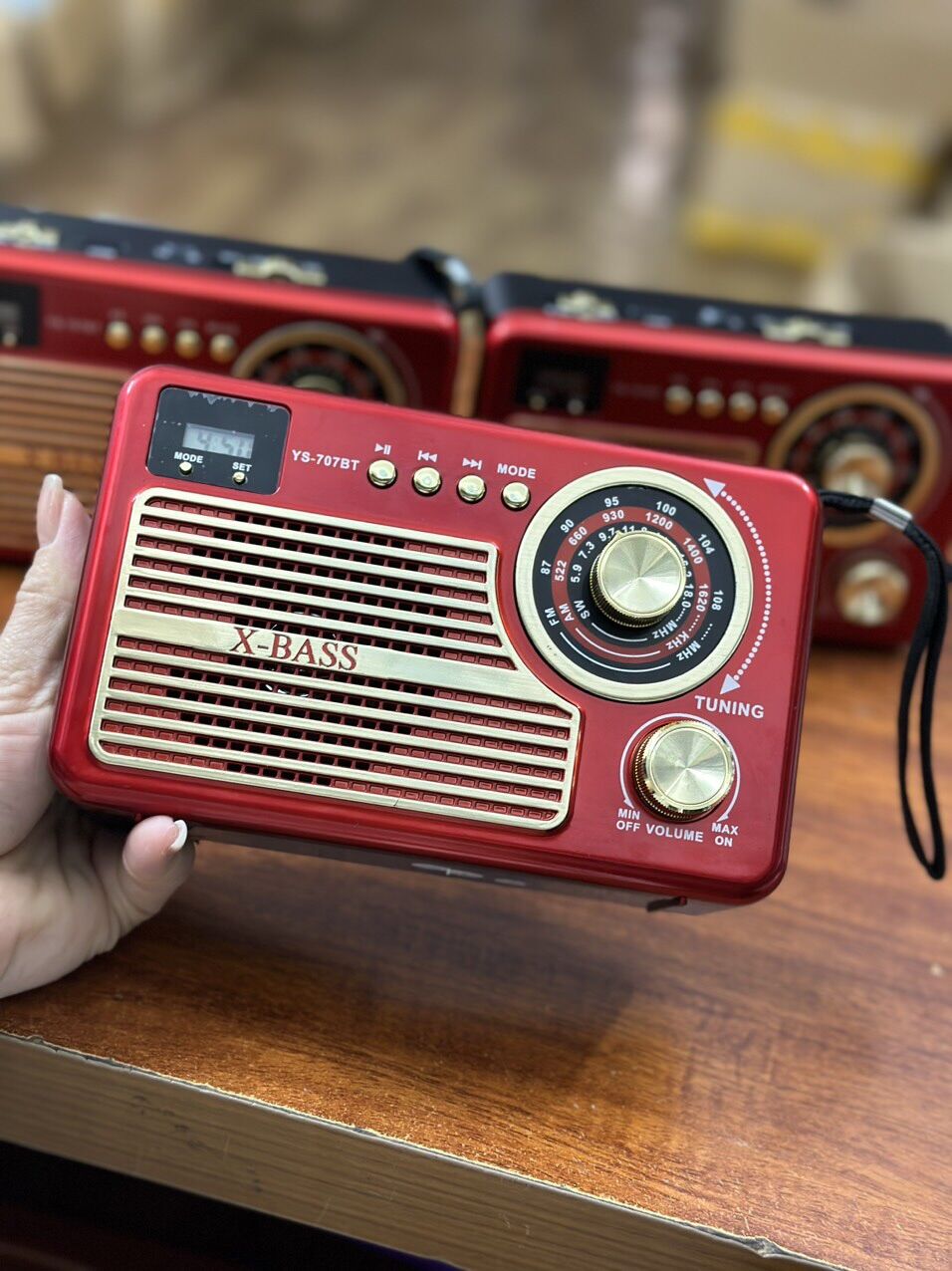 Đài radio x-bass hàng nhật bãi 98%