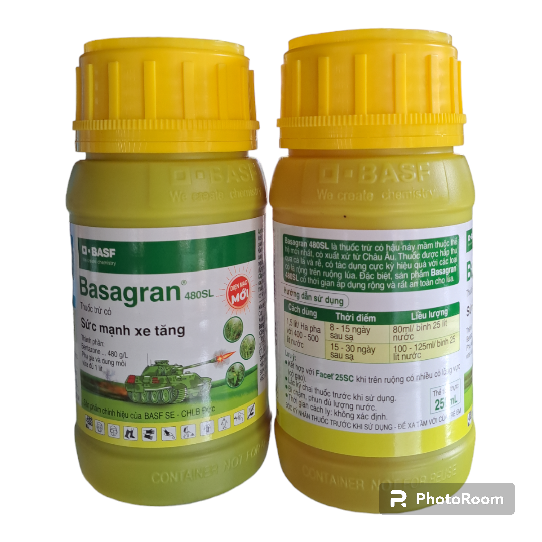 Thuốc cỏ basagran 480sl chai 250ml