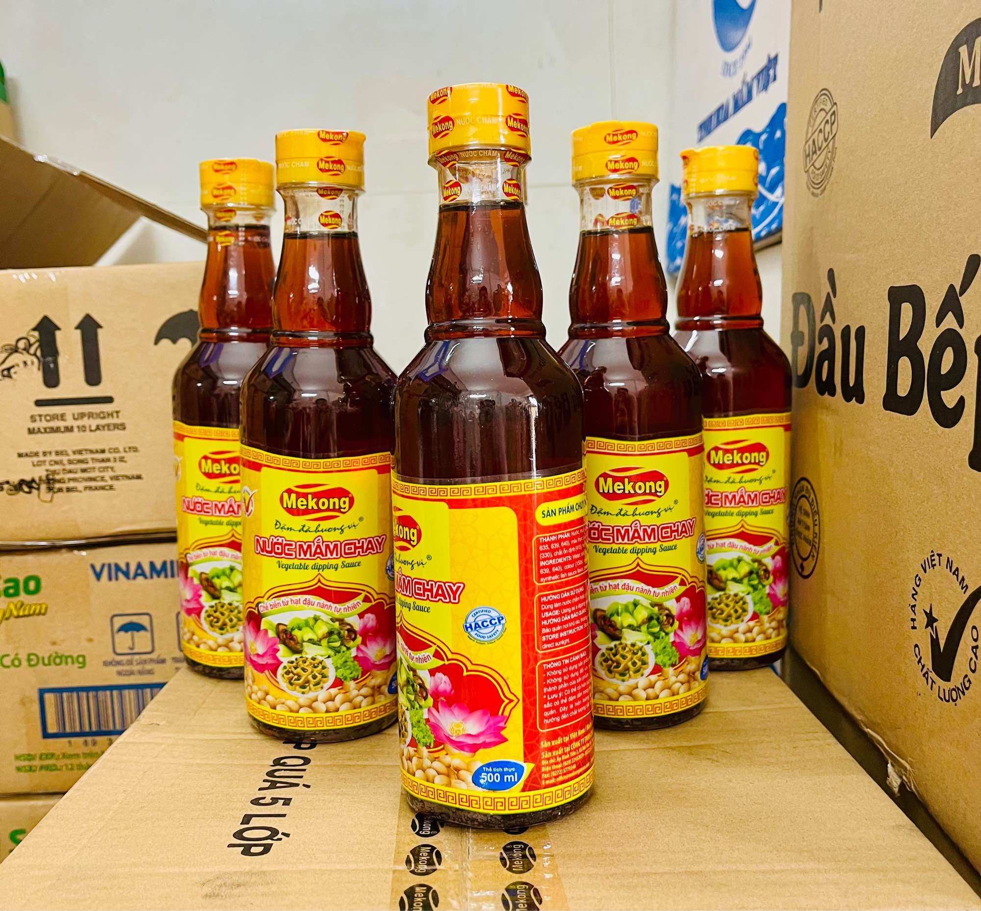 Nước mắm chay Mekong chai (500ml)