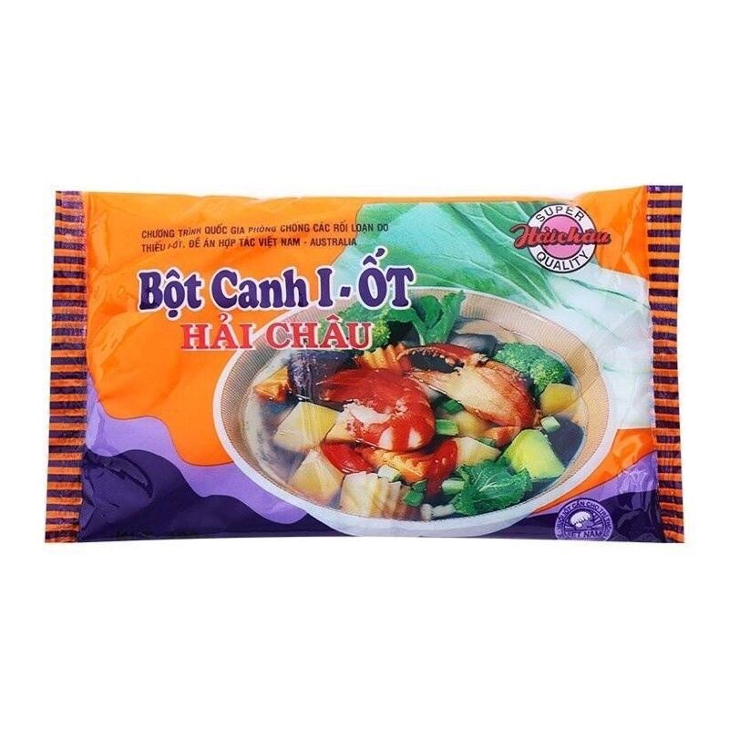 Muối bột canh Hải Châu chính hãng 10 gói 190g