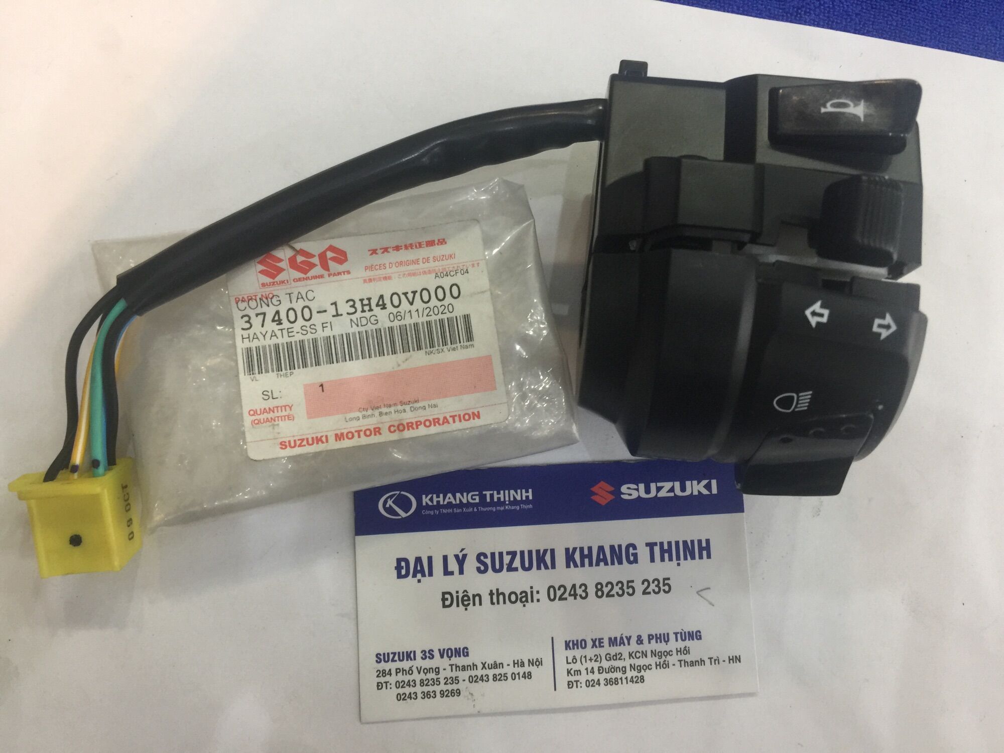 Cùm công tắc trái chính hãng Hayate Ss FI
