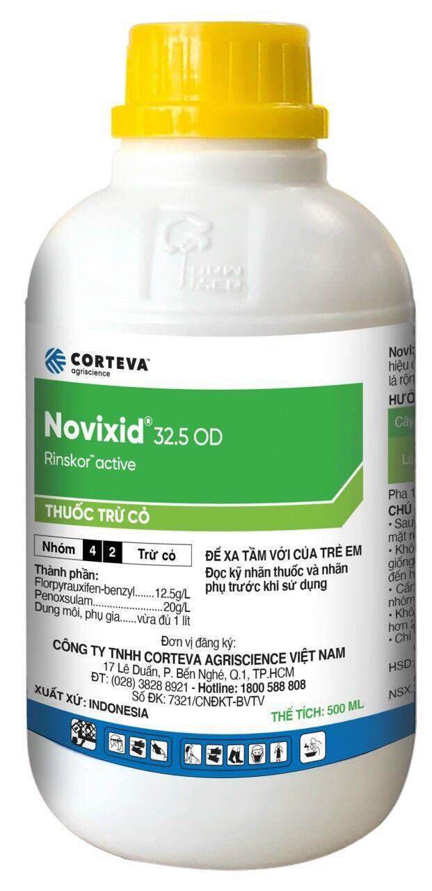 Hết cỏ hết lo novixid 32.5 od chai 500ml