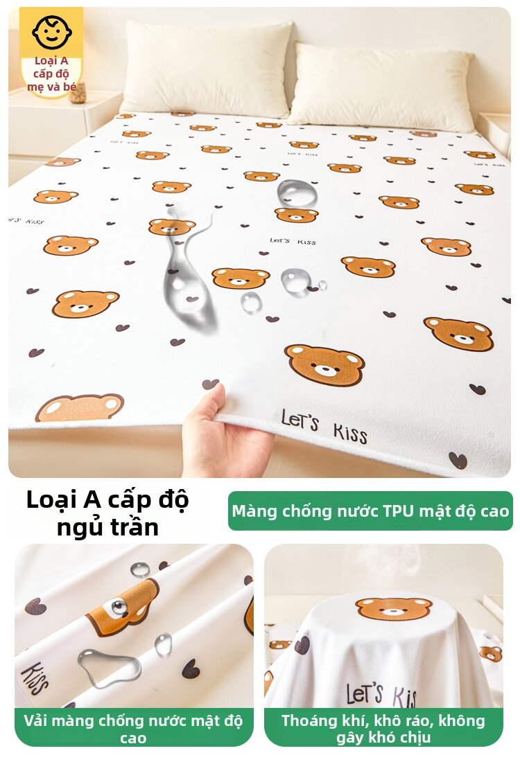 YIXINAI | Đệm Chống Thấm Cho Giường Dùng Được Nhiều Lần