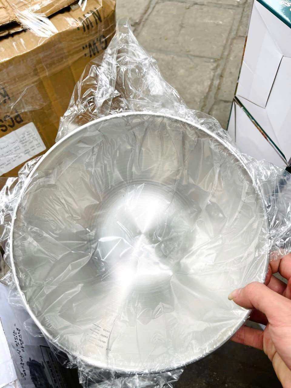 Combo 3 bát inox chia vạch đủ size