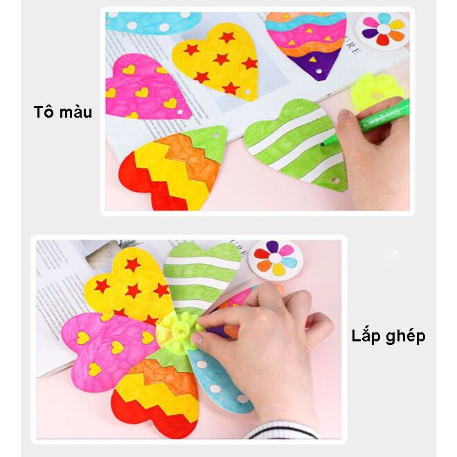 chong chóng tô màu