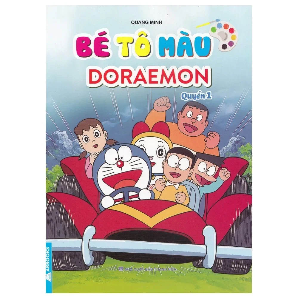 Sách - Bé Tô Màu - Chủ Đề Doraemon - Trọn Bộ 5 Cuốn