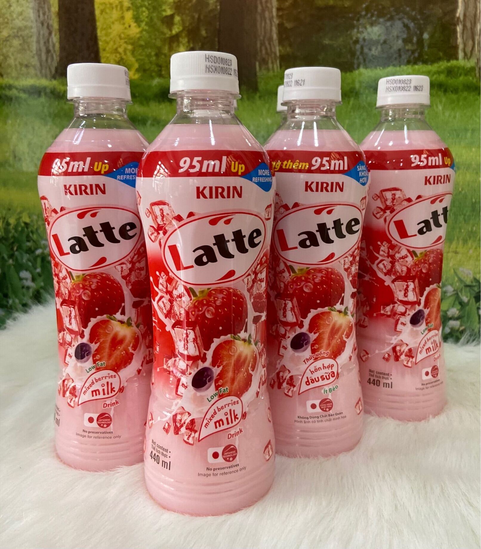 1 Lốc Nước Trái Cây Sữa Latte Kirin /6 Chai*440 ml