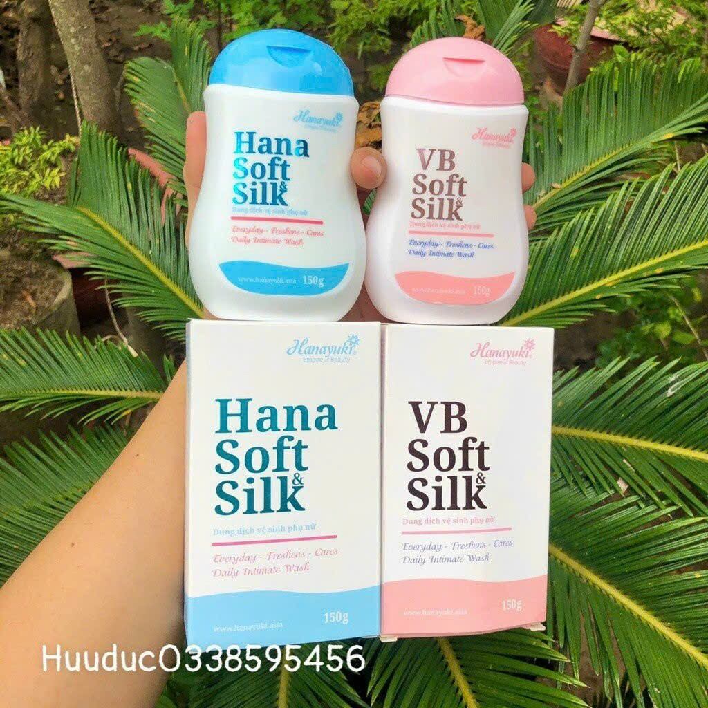 Dung dich vệ sinh phụ nữ hana soft silk 150ml