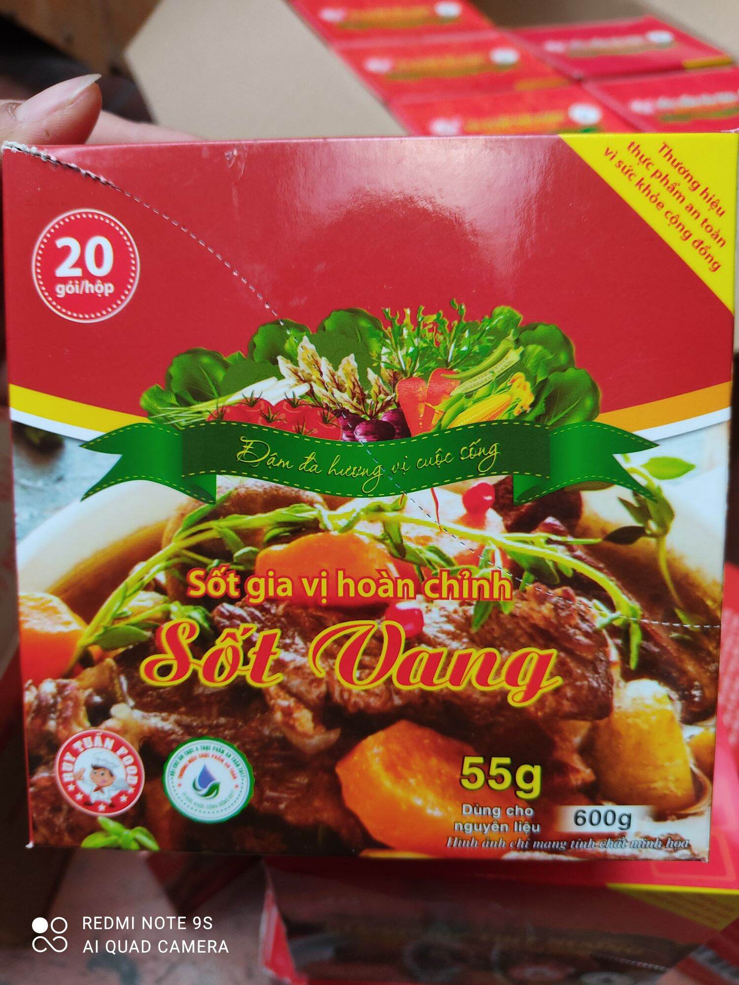 Gia vị nấu sốt vang dạng nước sốt