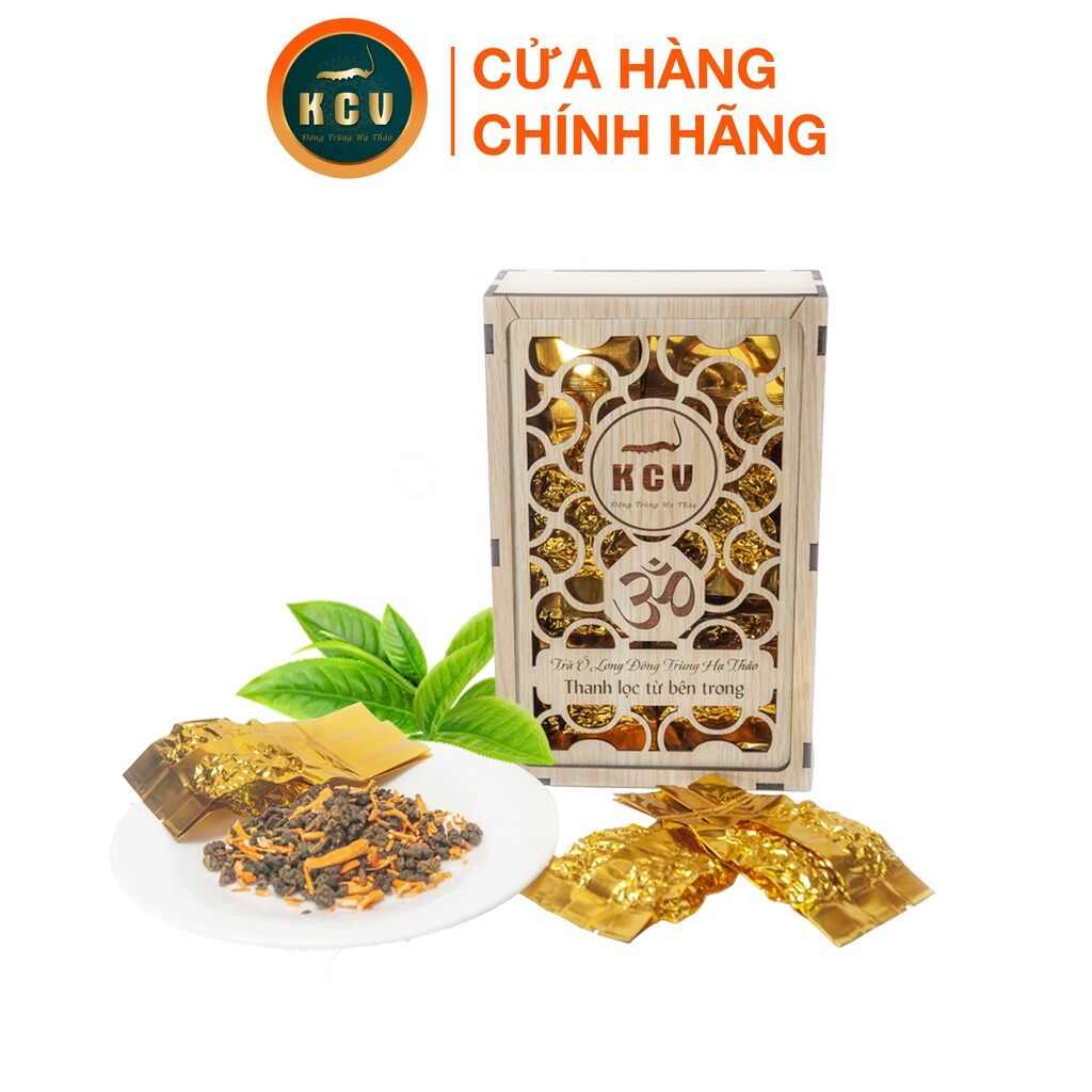 Trà ô lông đông trùng hạ thảo