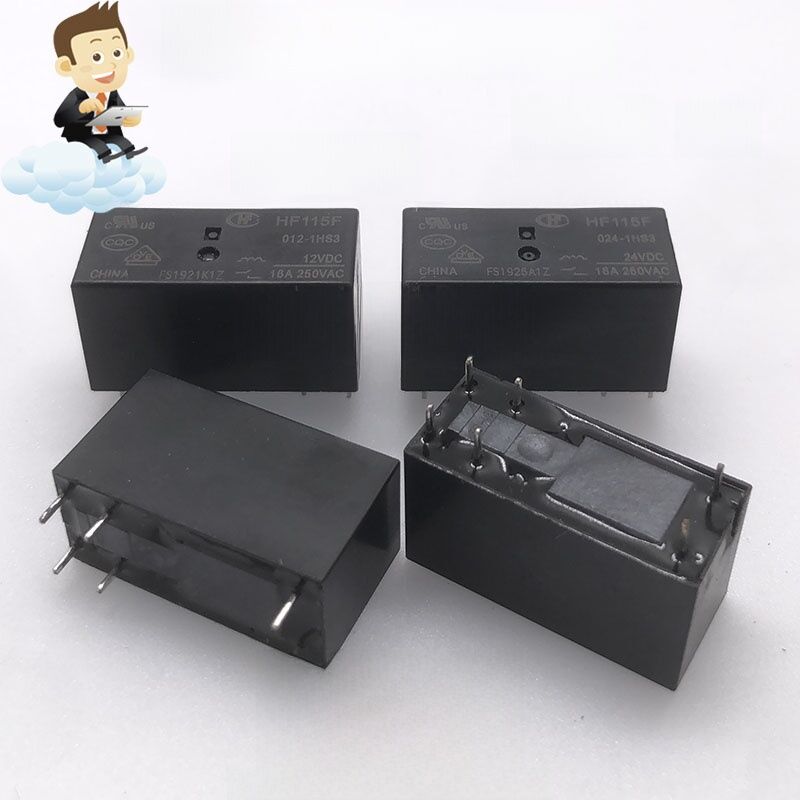 Relay Điện Từ Mới 6 Chân 16A 12V 24VDC DC12V 24V ZhongXing Power Supply Và Quản Lý Nguồn Điện Phụ Ki