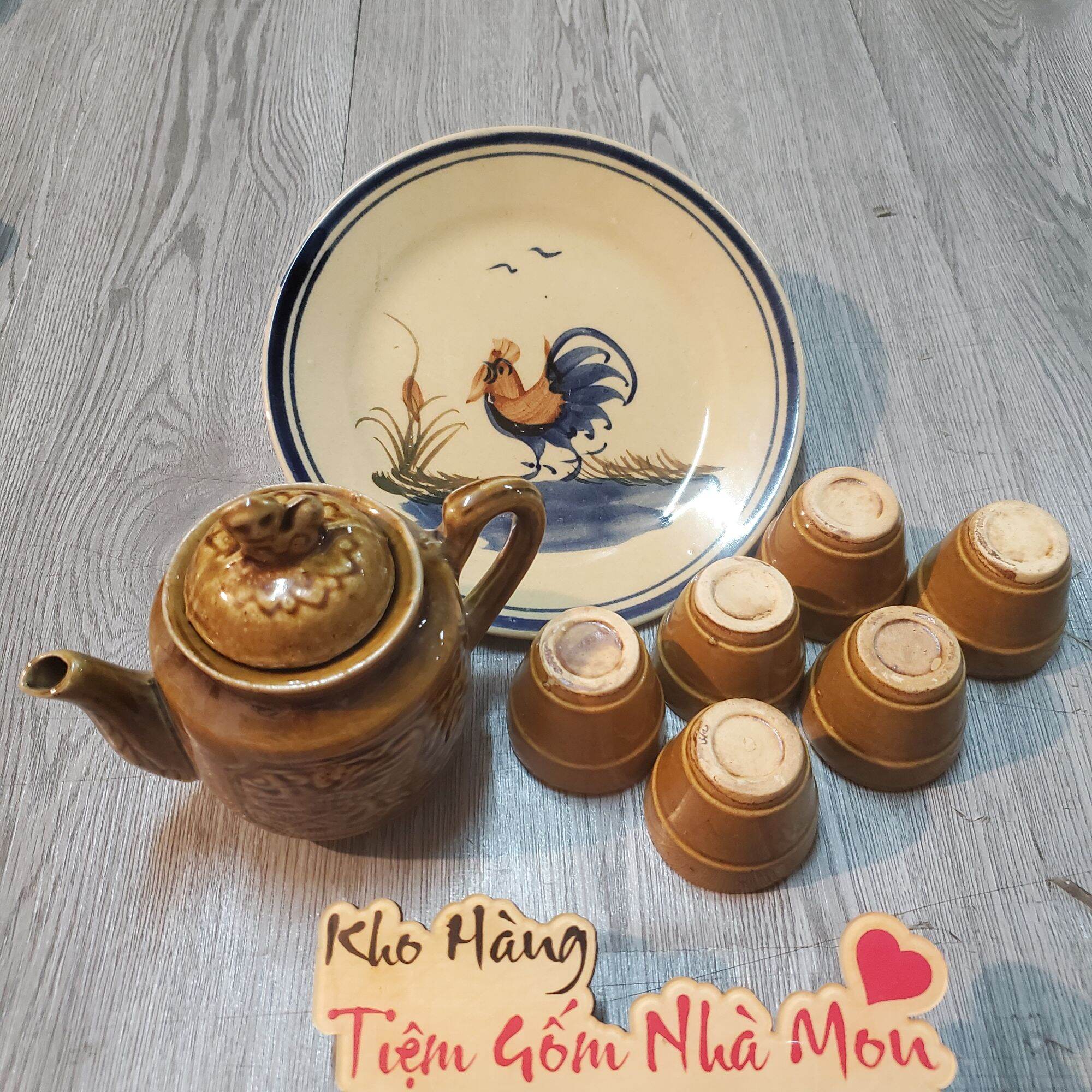 BỘ ẤM TRÀ XƯA (1 BỘ NHƯ HÌNH) -MS*019